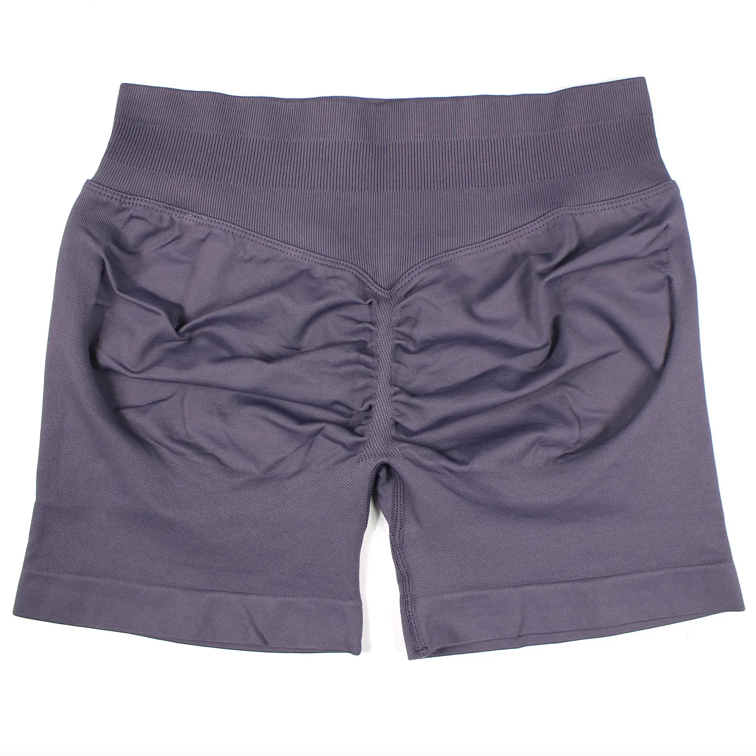 No Logo Impact Shorts 4.5" Seamless Low Ribbed Band Yoga Gym Women Sports Flex Scrunch Bum Seam Soft Feel Workout Booty Squat 3