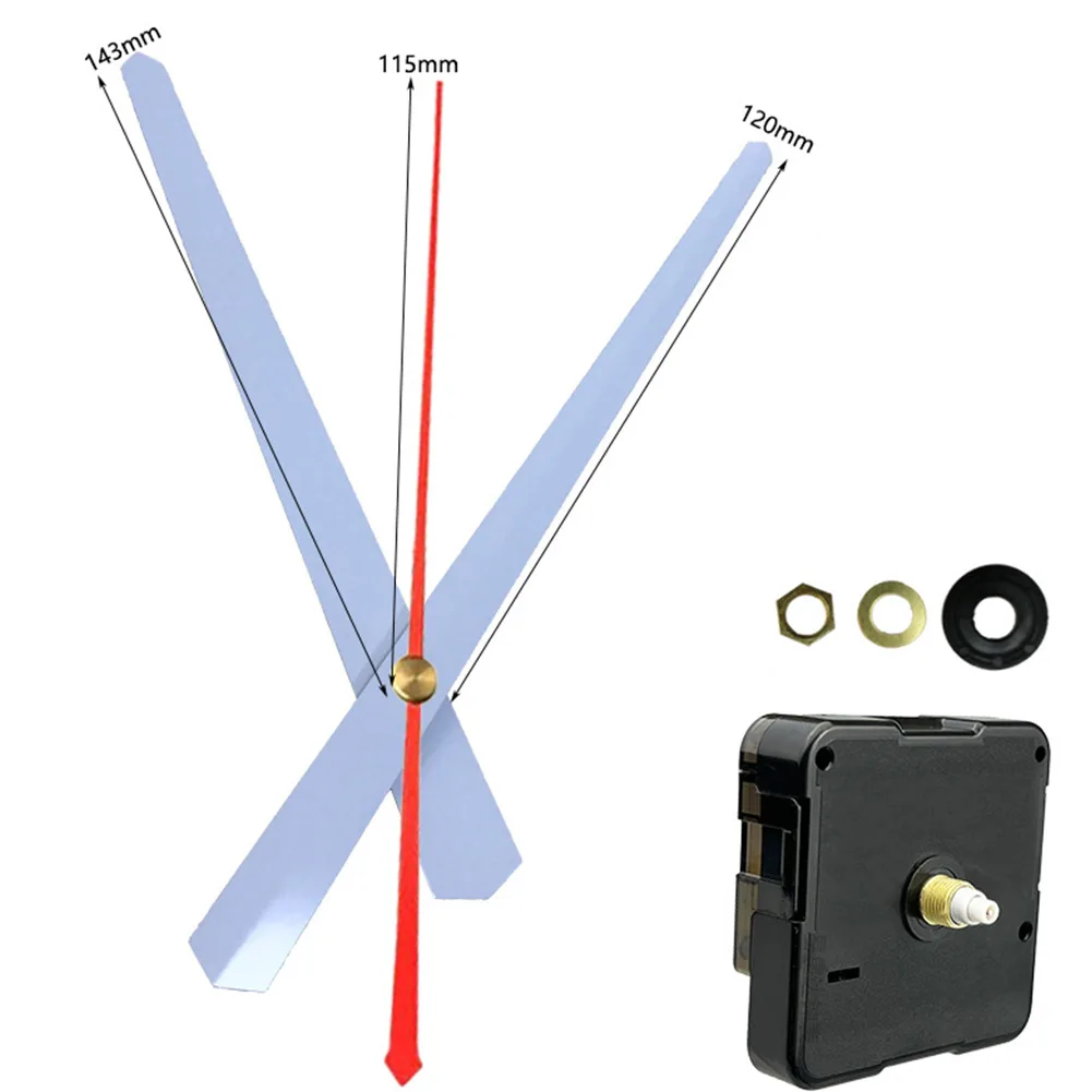 Mechanism Clock Movement Simple Design Simple Style Easy To Use Minute Hand: 143 Mm Second Hand:15 Mm Practical 3