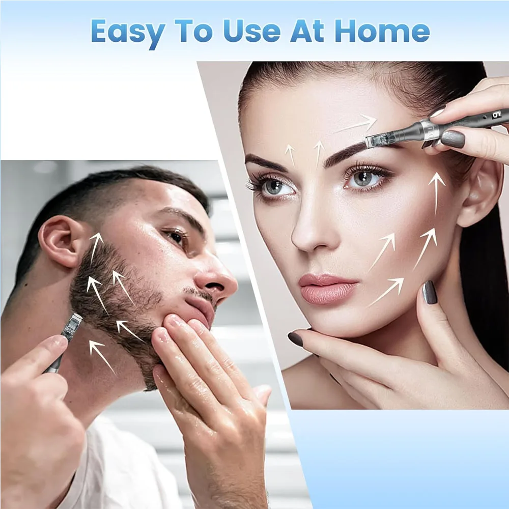 Pen microneedling wireless m8 con 22 cartucce per la pelle_voghion.com