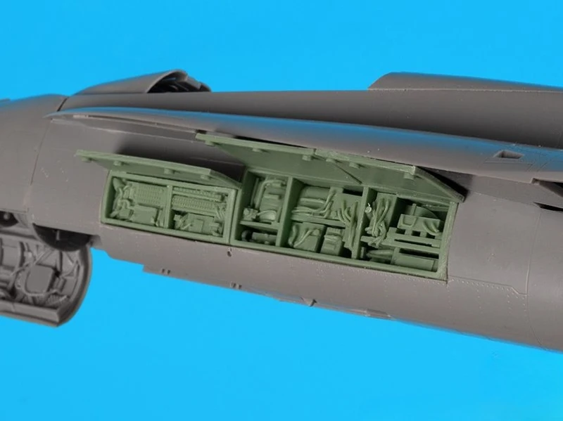 1/48 스케일 다이캐스트 수지 항공기 부품 모델 조립 키트 F-18 C 전자 모델 조립되지 않고 도색되지 않음