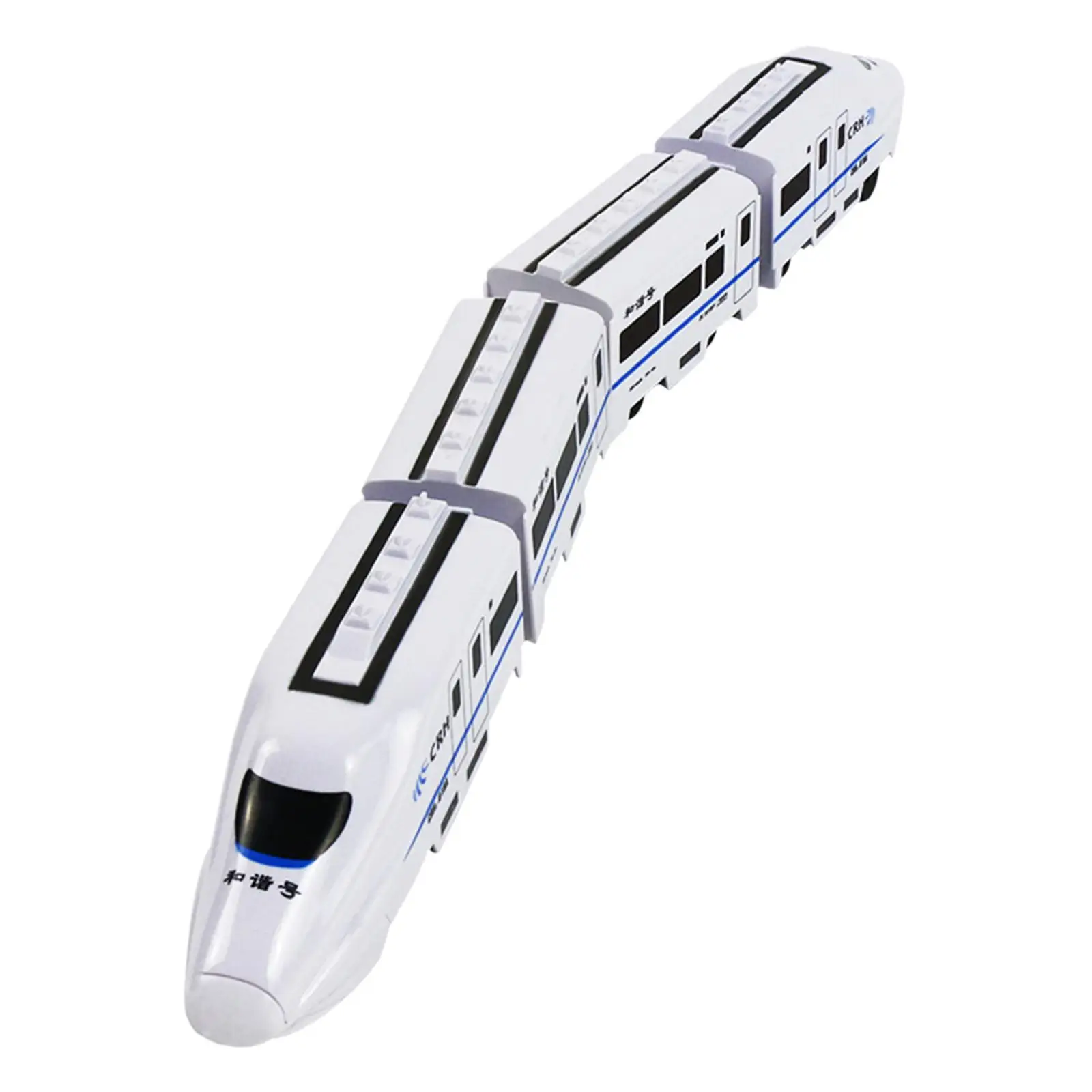 

1:8 Harmony High Speed Rail with Sound and Light Car Model High Speed Locomotive Engine for Toddler Kids Child Gifts