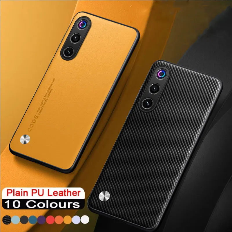 Luxury Silicone Leather Cover with Camera Protection & Shockproof Bumper