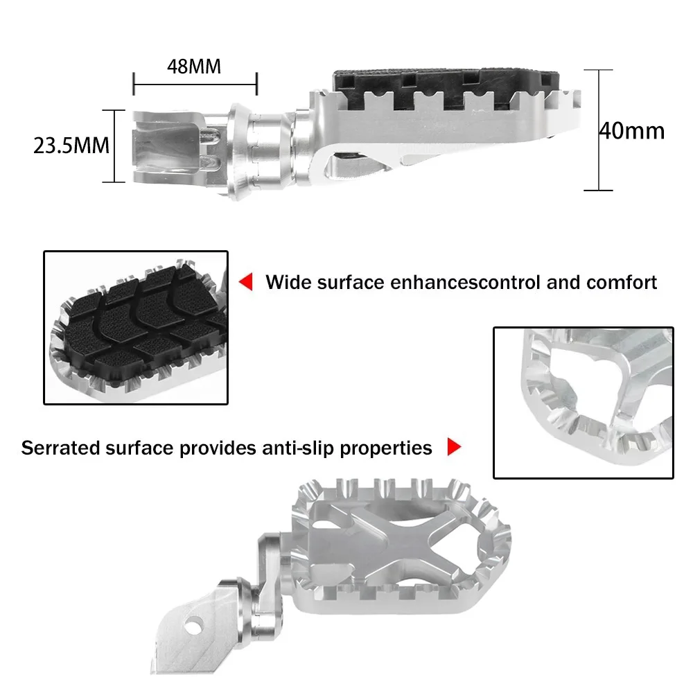 Motorcycle Footrests Accessories For BMW R1200GS R1250GS etc.