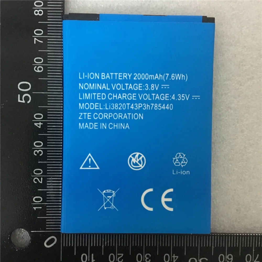 

Аккумулятор Li3820T43P3h785440 для ZTE Blade L370, для ZTE Blade L2 Plus, 2000 мАч, аккумулятор для сотового телефона, телефон с номером отслеживания