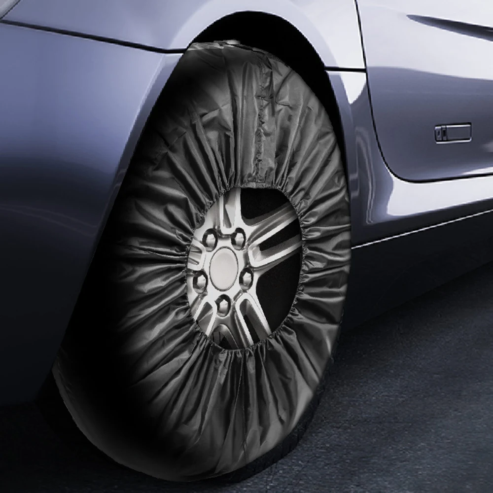 1PC Tire Cover, Waterproof Spare Tire Cover Tough Wheel Protector for Cars SUVs Vans Pickup Trucks, Fits Tires 13'' to 18''