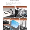 Stainless Steel Waterfall Kitchen Sink Digital Display Extra Large Single Bowl Multifunctional Household Vegetable Washing Sink 4