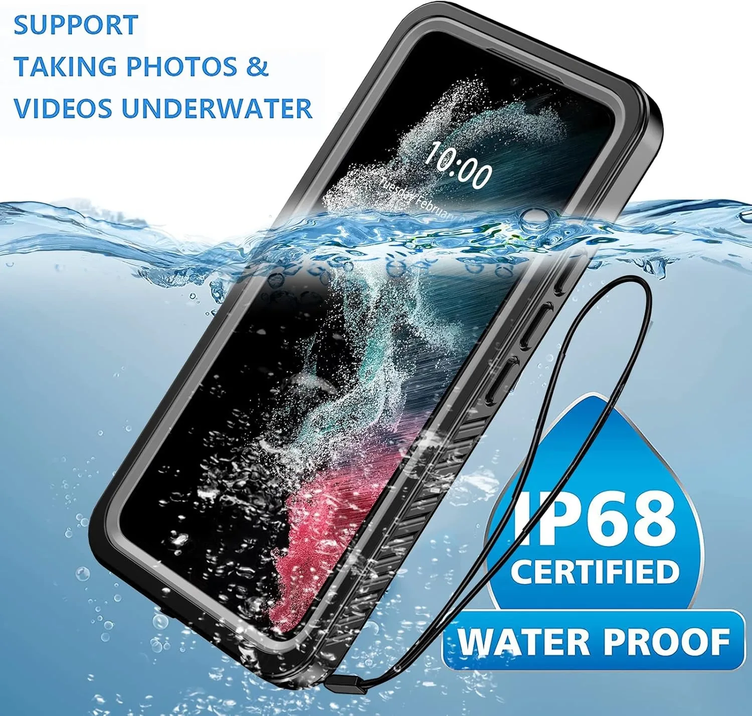 Waterproof Shockproof Underwater Diving & Surfing Phone Case