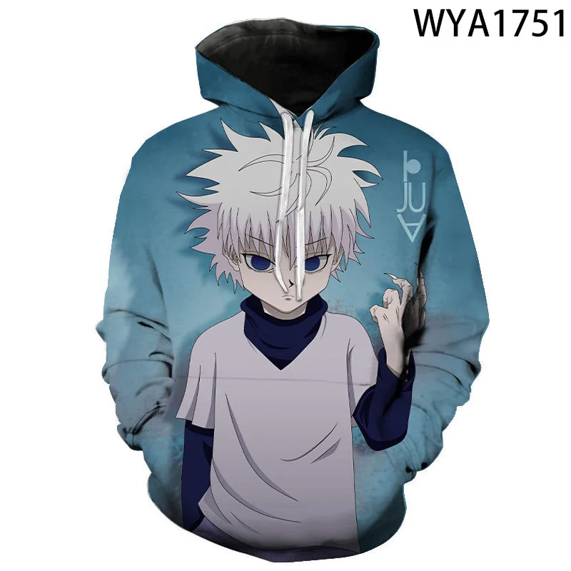2022 Men Women Children Cool Hunter X Hoodies Casual Fashion 3D Printed Pullover Hooded Sweatshirts Boy Girl Kids |