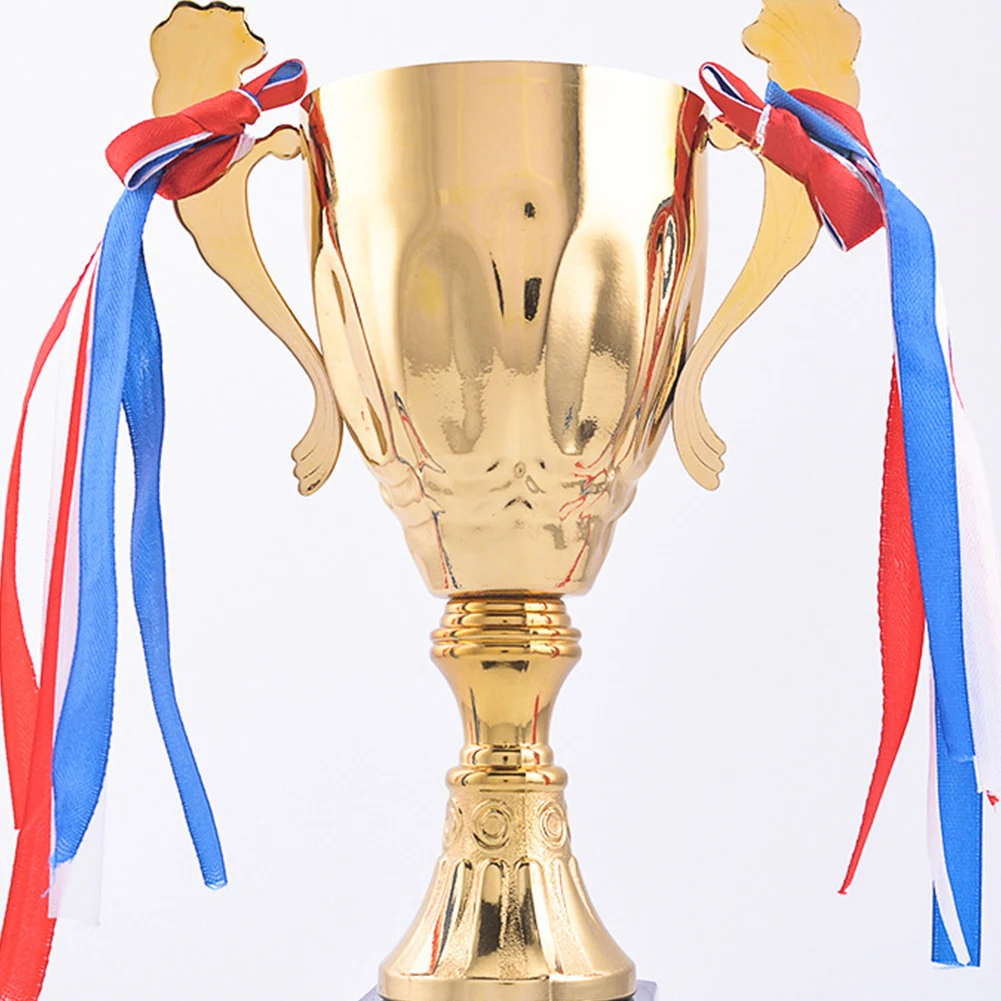 Trophy Cup Metal/Plastic Gold Trophy Cup 23cm Basketball Football Sports Award For Party Ceremony