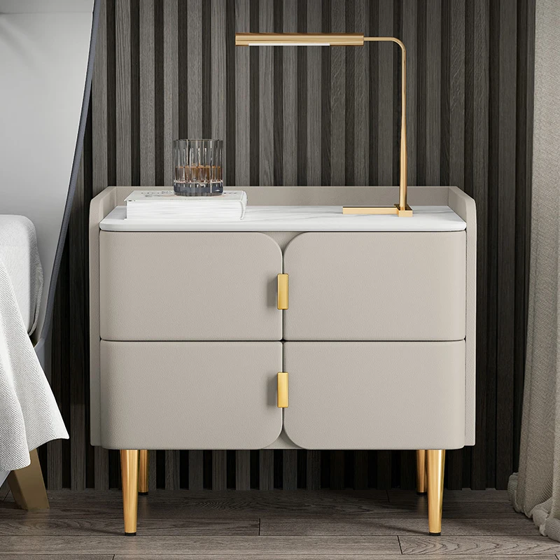 

Multifunction Drawers Nightstand Modern Bedroom Dressing Bedside Table Small Computer Outdoor Cabinet Comodini Dining Tables