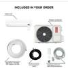 24000 BTU Ductless Mini Split Air Conditioner Heating and Cooling Full Set with 16ft Installation Kit 4
