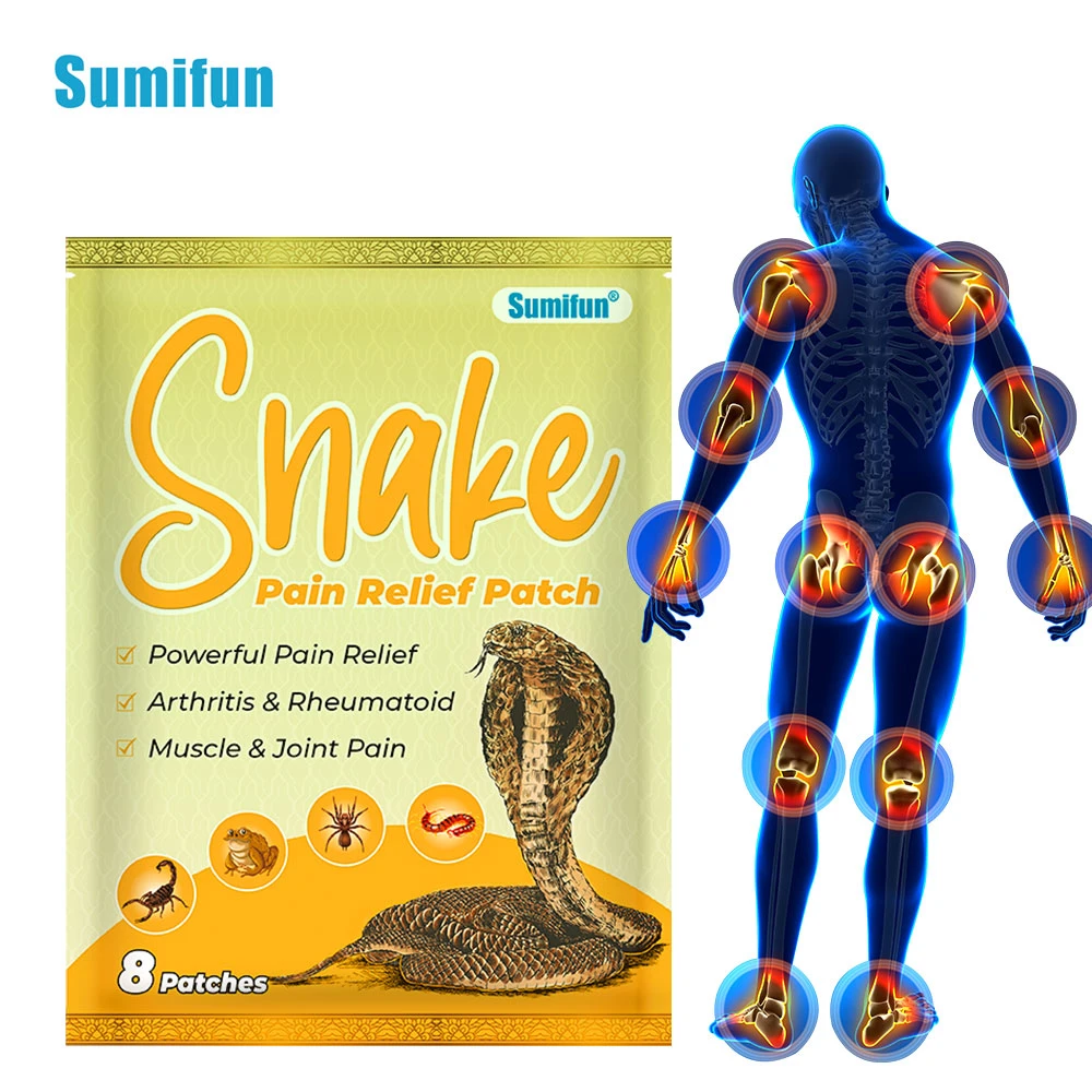 8Pcs Scorpion Venom Patch for Treat Sciatica Creatine Muscle Pain Joints Lumbar Spine Arthritis