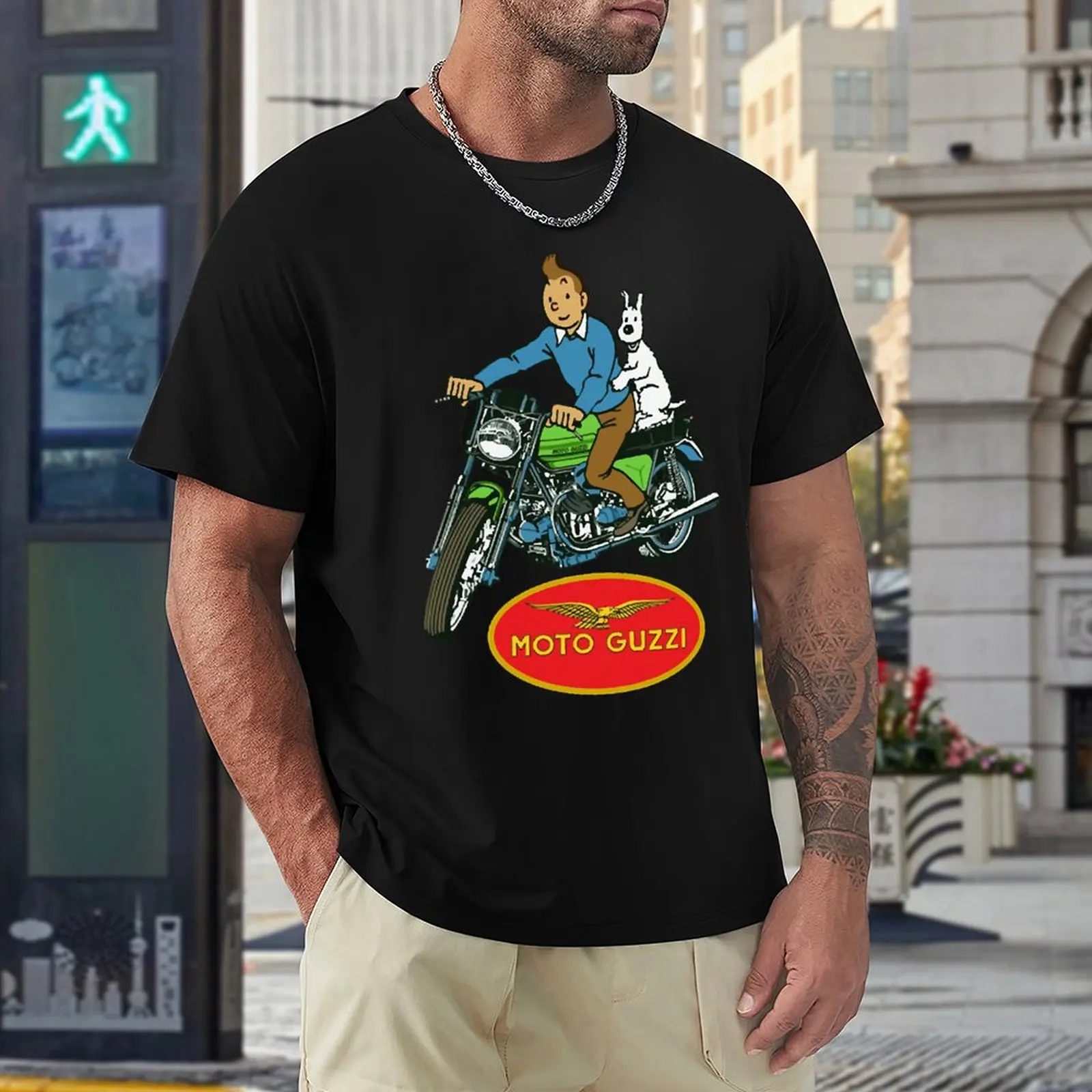 Moto Guzzi Classic Essential For Sale T-Shirt Cute T-Shirt Fresh Move Joke Travel Taglia Usa