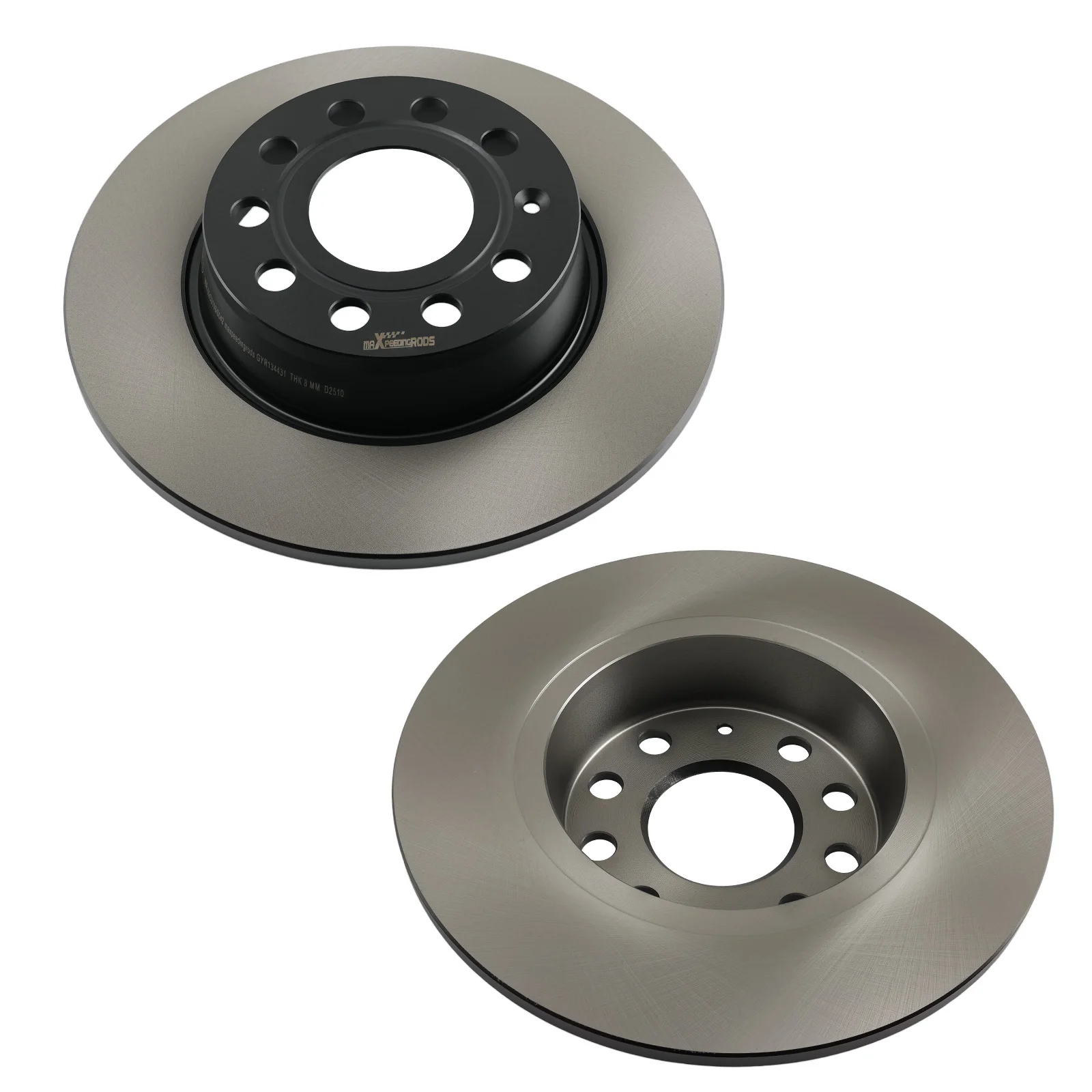 Rear Solid Disc Left + Right for Skoda Octavia II III Superb II Yeti 1K0615601AA