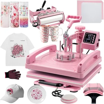 Heat Press Machine with 30 OZ Tumbler Press 1