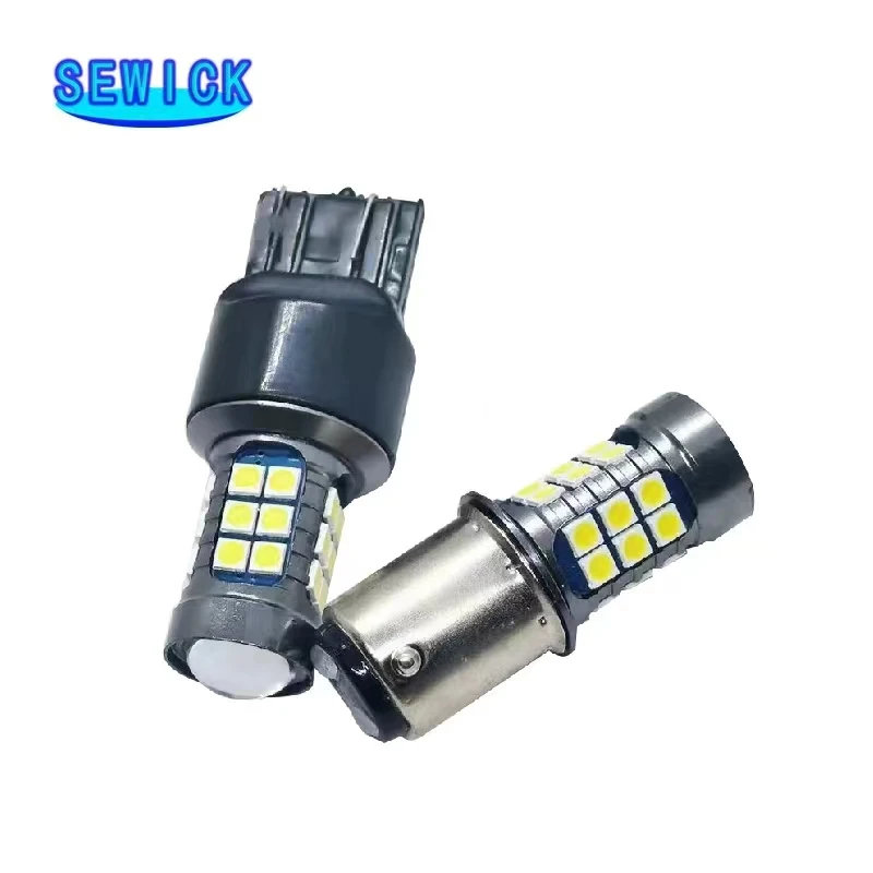 LED ĵ 3030   , 극ũ Ʈ, ڵ , ȭƮ, ο, , 12V, 1200Lm, T15, 1156, Ba15s, 27SMD, P21w, 100 