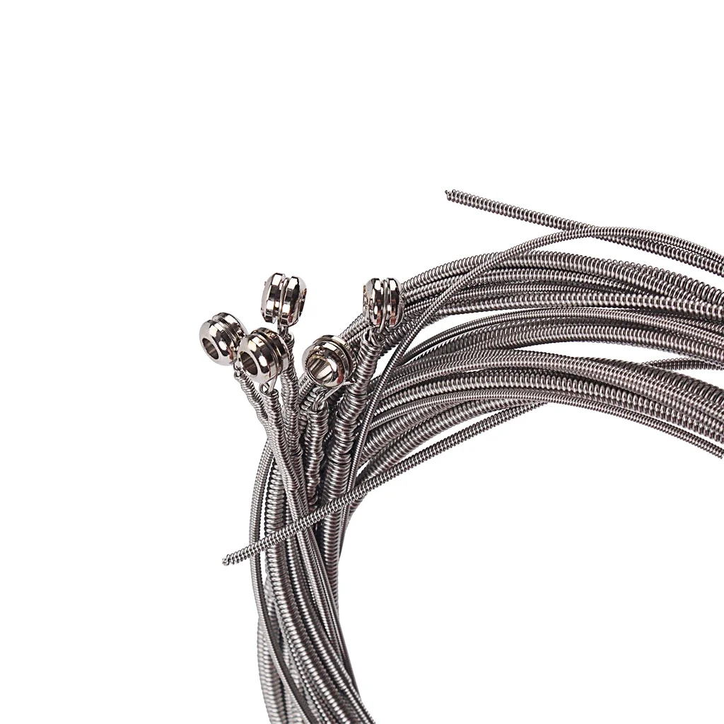 Stainless Steel Bass Strings 5 Pcs Bass Guitar Parts Accessories Guitar String Silver Plated Gauge Music Accessories
