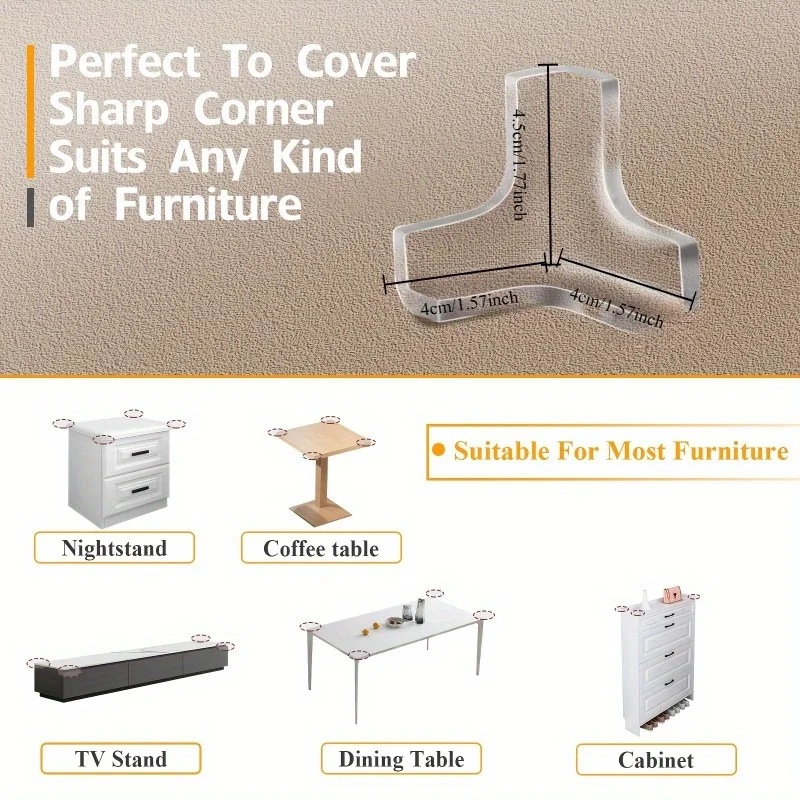 1pc Proof Corner Protector - Keep Safe From Sharp Furniture & Table Edges!