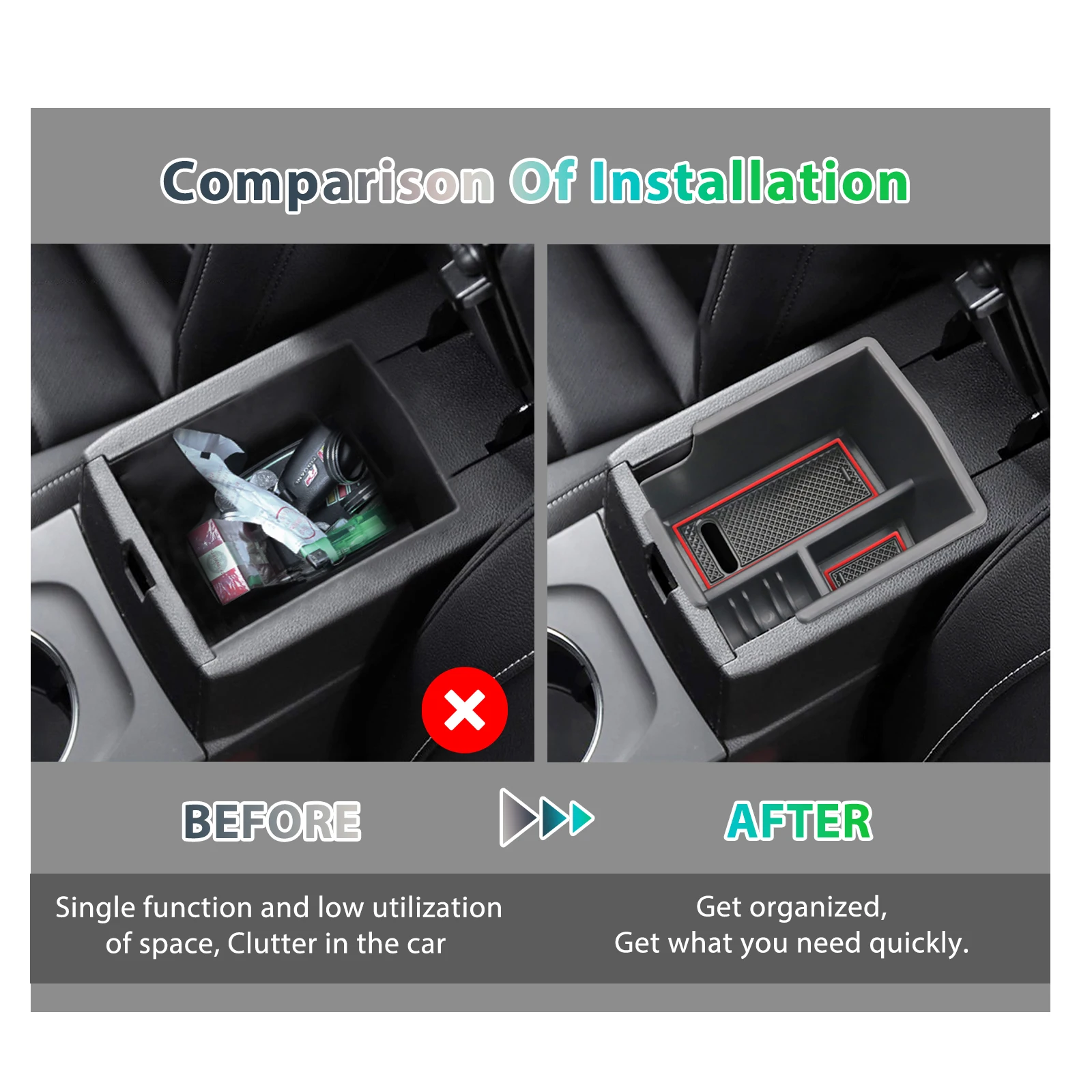 RUIYA for Renault Arkana 2021 2022 2023 자동차 팔걸이 상자 보관 중앙 제어 컨테이너 자동 Renault Arkana 액세서리 2023
