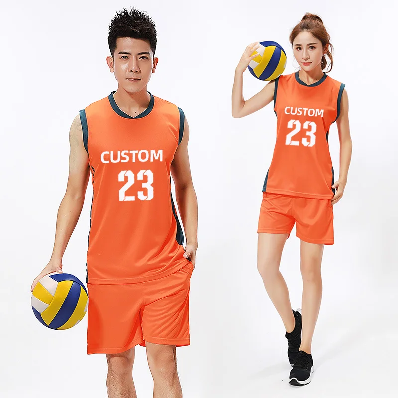 Men Women Volleyball Sets Clothing Soccer Football Volleyball Jerseys Shorts Uniforms Training Suit Running Set