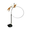 Interactive Cat Toy Handfree Cat Stick Playing Kitten Playing Teaser Wand Toy Suction Cup Bird/Feather Cat Wand Pet Supplies 3