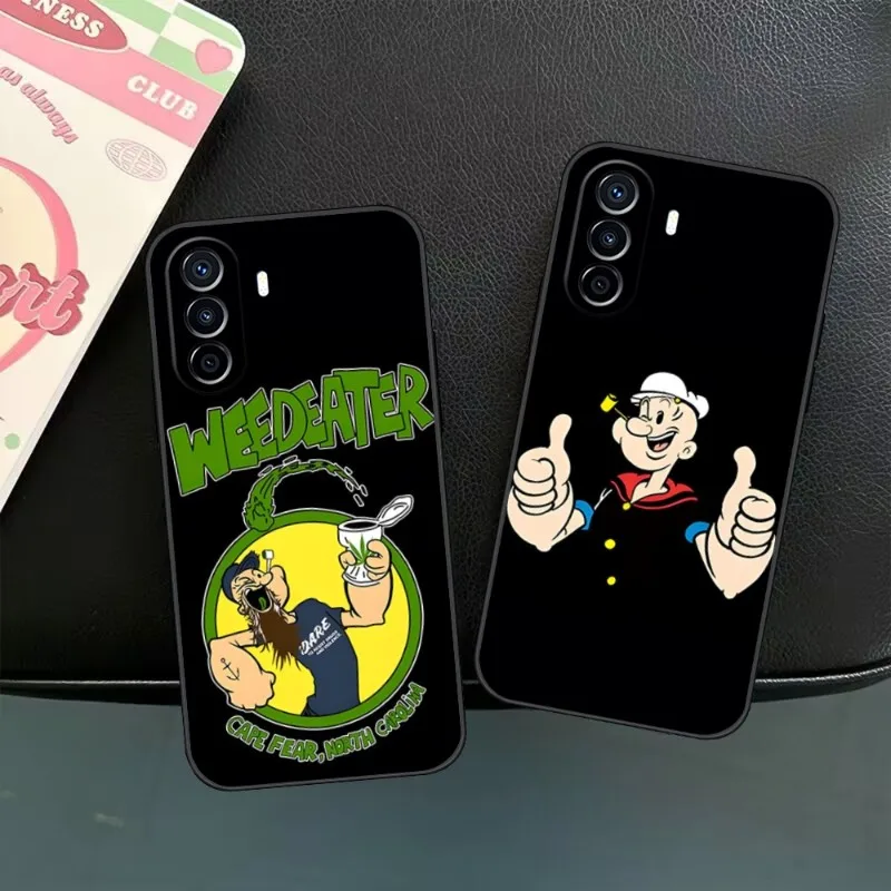 Custodia Per Telefono Con Spinaci Popeye Per Huawei P30 Lite P50 P40 P10 P20 Mate 40 Pro Plus Smart Z 6 7 9 Cover Posteriore Di Lusso