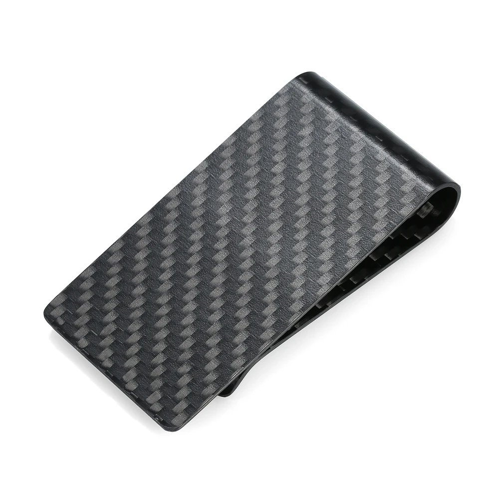 Minimalist Carbon Fiber Money Clip Wallet money clips wallet Credit Card holder Clips For men women Portable Money Clip Carbon Fiber Holder
