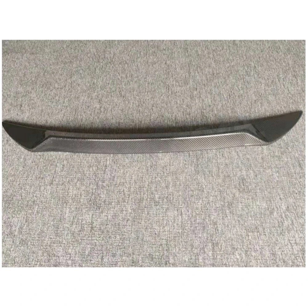 Per Maserati Levante S Sport Spoiler 2016-2018 In Fibra di Carbonio Spoiler Posteriore Boot Ali Centali FRP bagagliaio Trim adesivo Car Styling - Image 3