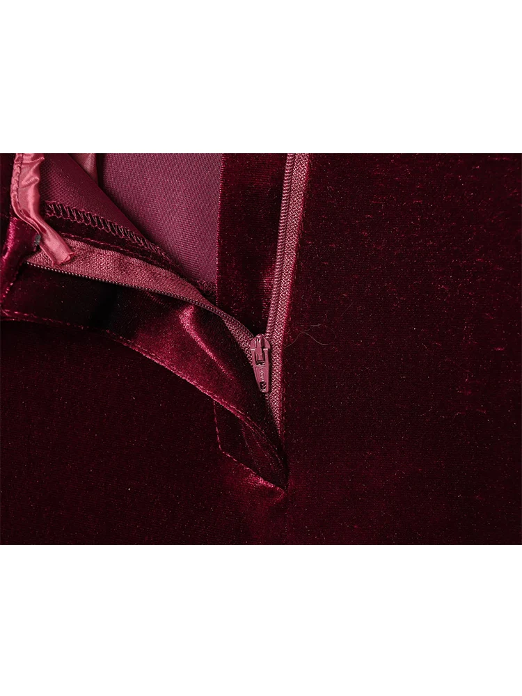 Velvet Straight Pants Sets For Women Long Sleeves Patchwork Faux Fur Blazer Top Female Chic Elegant Street Fashion Lady Suits