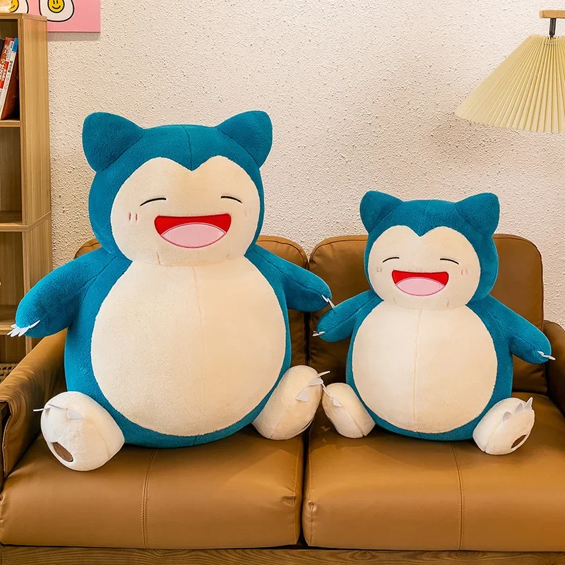 35/85cm Huge Pokemon Snorlax Anime Plushie New Rare Big Pokémon Plush Toys Kawaii Snorlax Soft Stuffed Pillow Gifts for Children 5