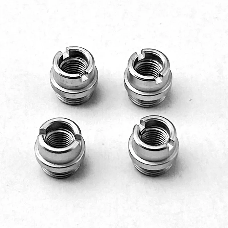4 Pcs 39 Rockwell Hardness Stainless Steel Bushings Replacement For 1911 Grips Model With Standard Thickness