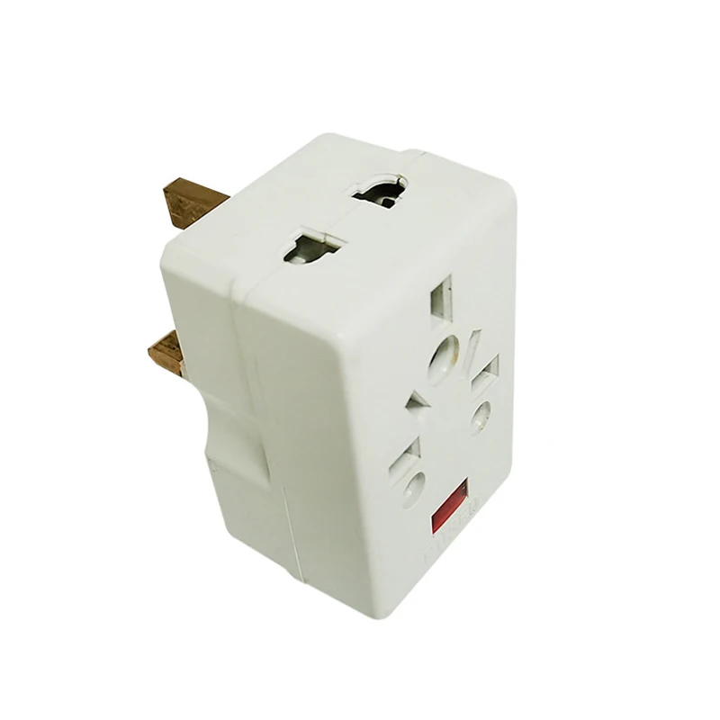Universal China AU EU US to UK 13A Fused Plug 2 in 1 India South Africa Industry Electrical Power Plug Converter Type G