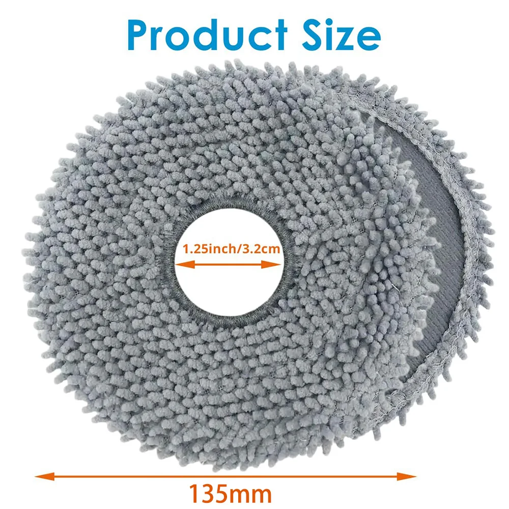 Roborock Robot Vacuum Cleaner Accessories Kit: Main and Side Brushes, HEPA Filter, Mop Cloths, Dust Bag, Spare Parts Set