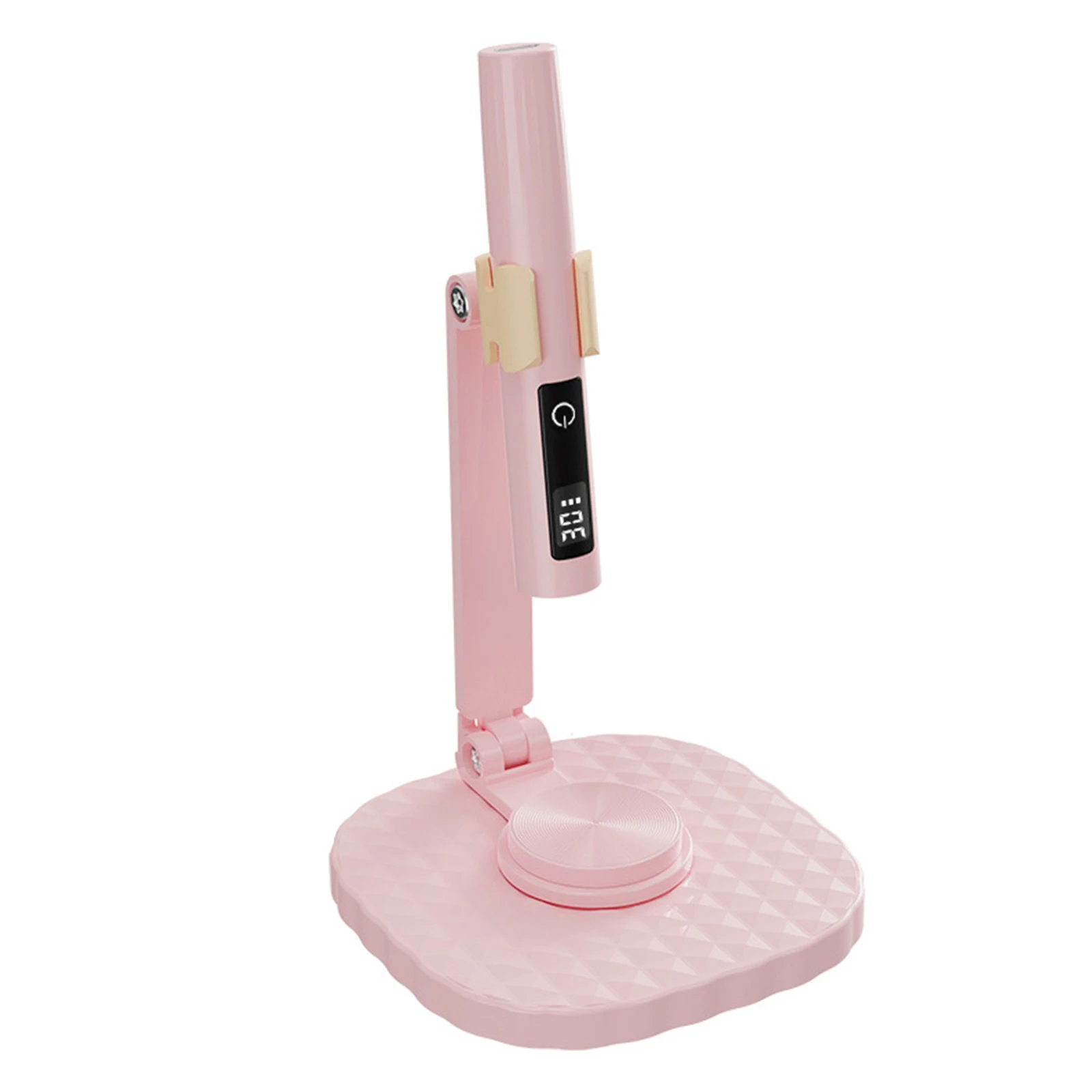 LCD 화면 휴대용 LED 네일 램프 스탠드 포함 무선 네일 건조기 2가지 모드 조절 가능 젤 네일 라이트 가정용 살롱 DIY 매니큐어