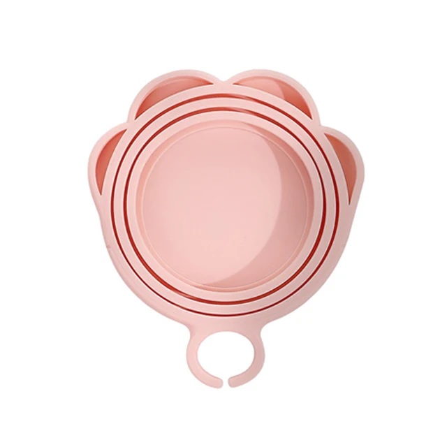 Can Covers Pet Food Cans, Silicone Pet Can Lids, Cat Food Lid Set, Stretch Can Lids for Storage, Leakproof. 2