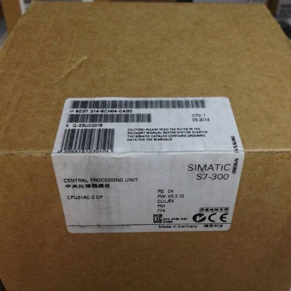 Per Modulo Plc Siemens 6Es7314-6Ch04-0Ab0 In Scatola