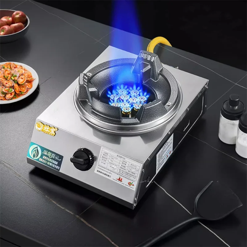 Commercial Low-pressure Fierce Fire Stove Small Table Type Single Stove Large Fire Power Liquefied Gas Flameout Protection