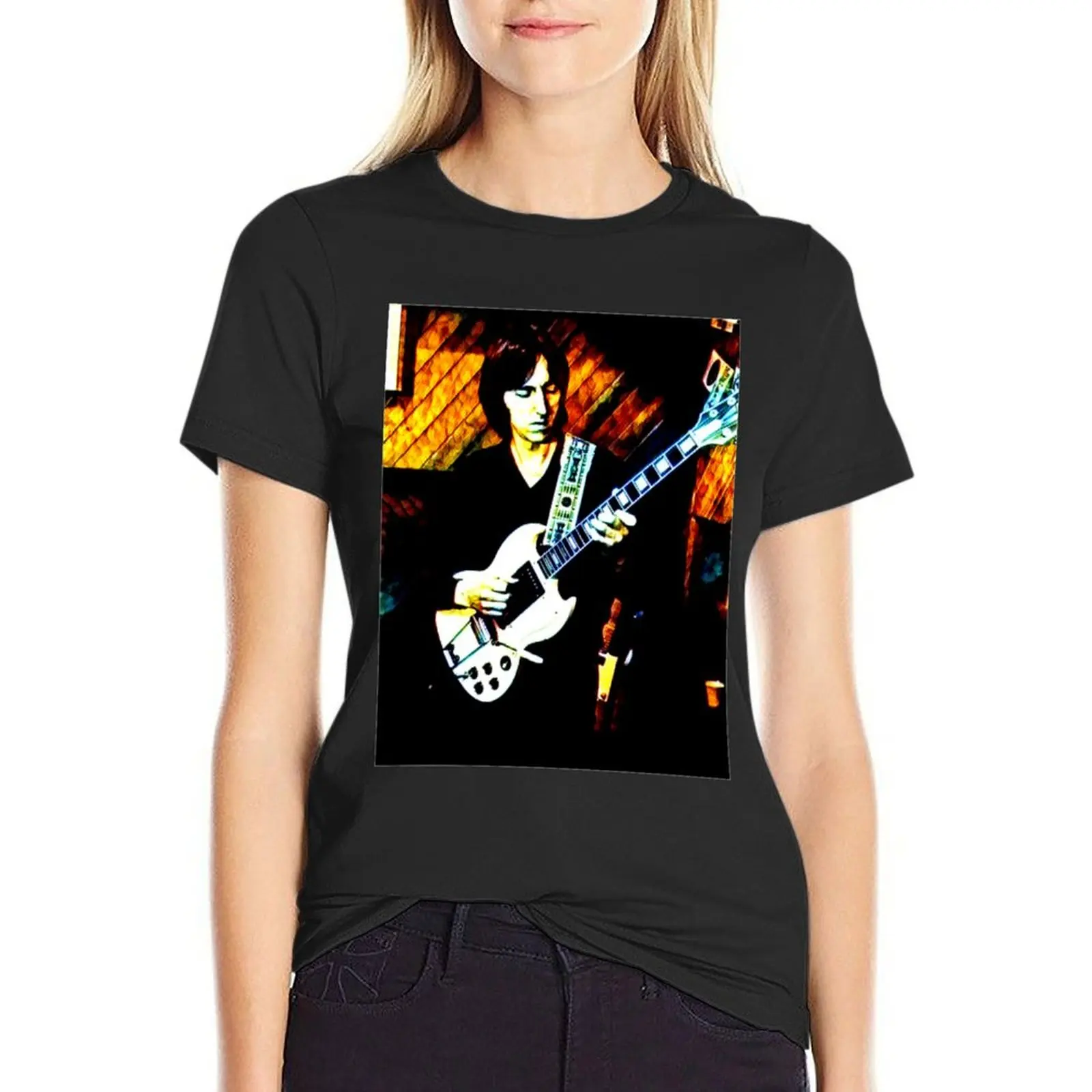 

Alan Holdsworth T-Shirt tees Short sleeve tee korean Women's clothes