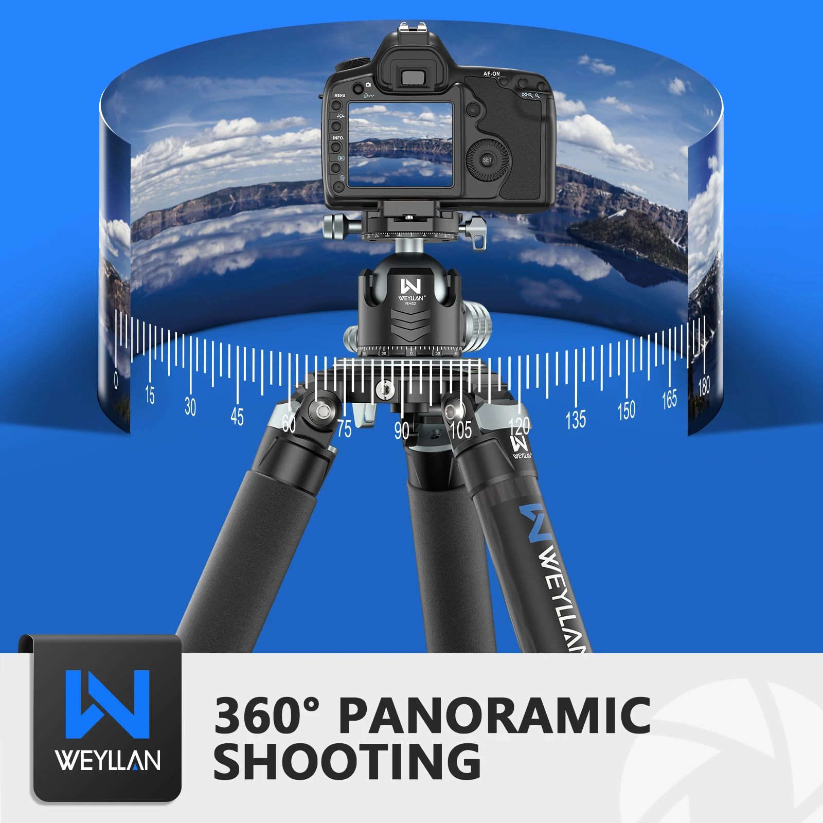 카메라 용 로우 프로파일 삼각대 헤드, 범용 파노라마 볼 헤드, CNC 메탈, 52mm 볼 헤드 마운트, 추가 퀵 릴리스 플레이트 포함