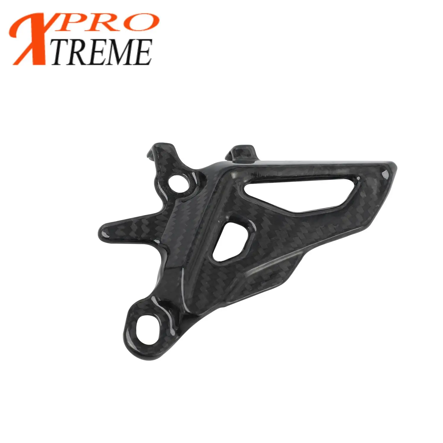 

Motorcycle Parts Carbon Fiber Front Sprocket Protection Chain Guard Cover Protector For Honda CR250R CRF250R CRF250X CRF450R