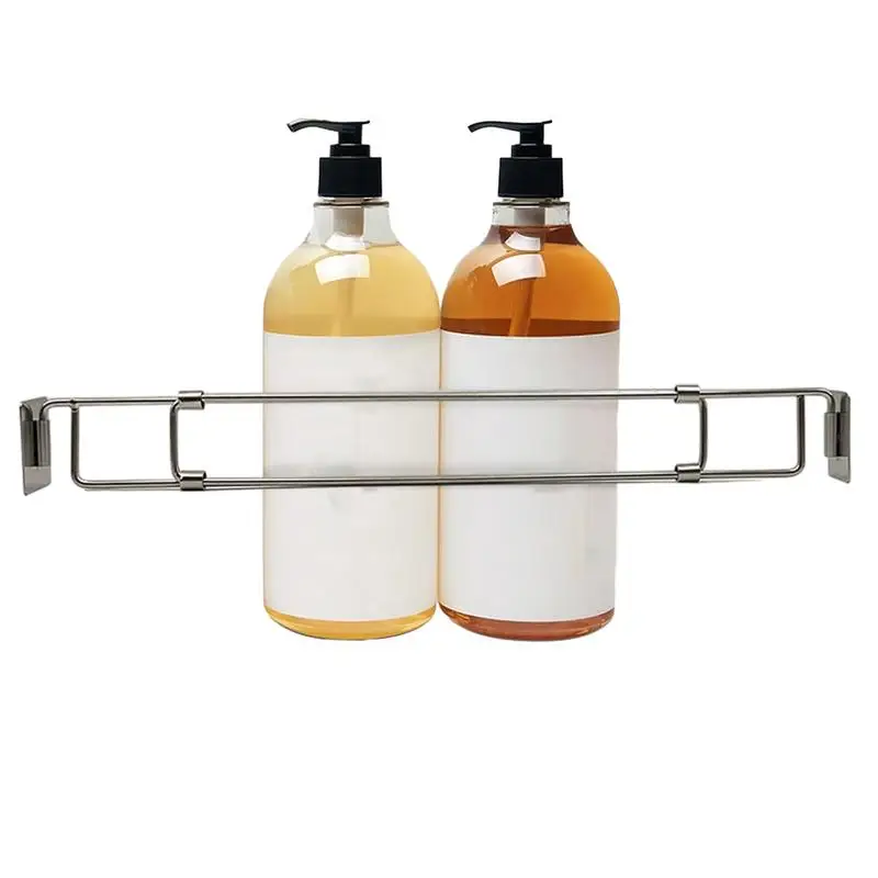 

Shower Corner Hanging Stainless Steel RV Bath Shelves Bar Basket Holder Organizer Adjustable Camper Trailer for RV Accessories