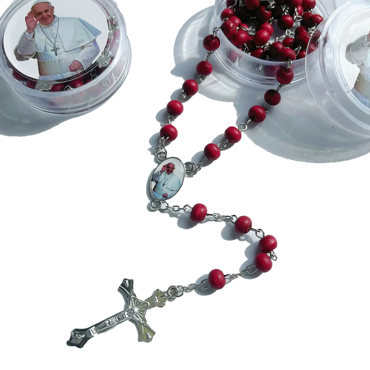 Pope Francis Rose Rosary Set 3