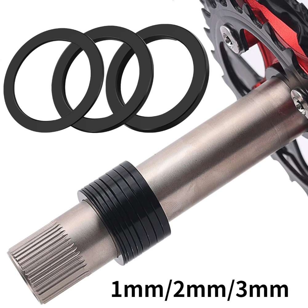 Bicycle Crankset Washers Onepiece Hollow Aluminum Alloy Bike Crank