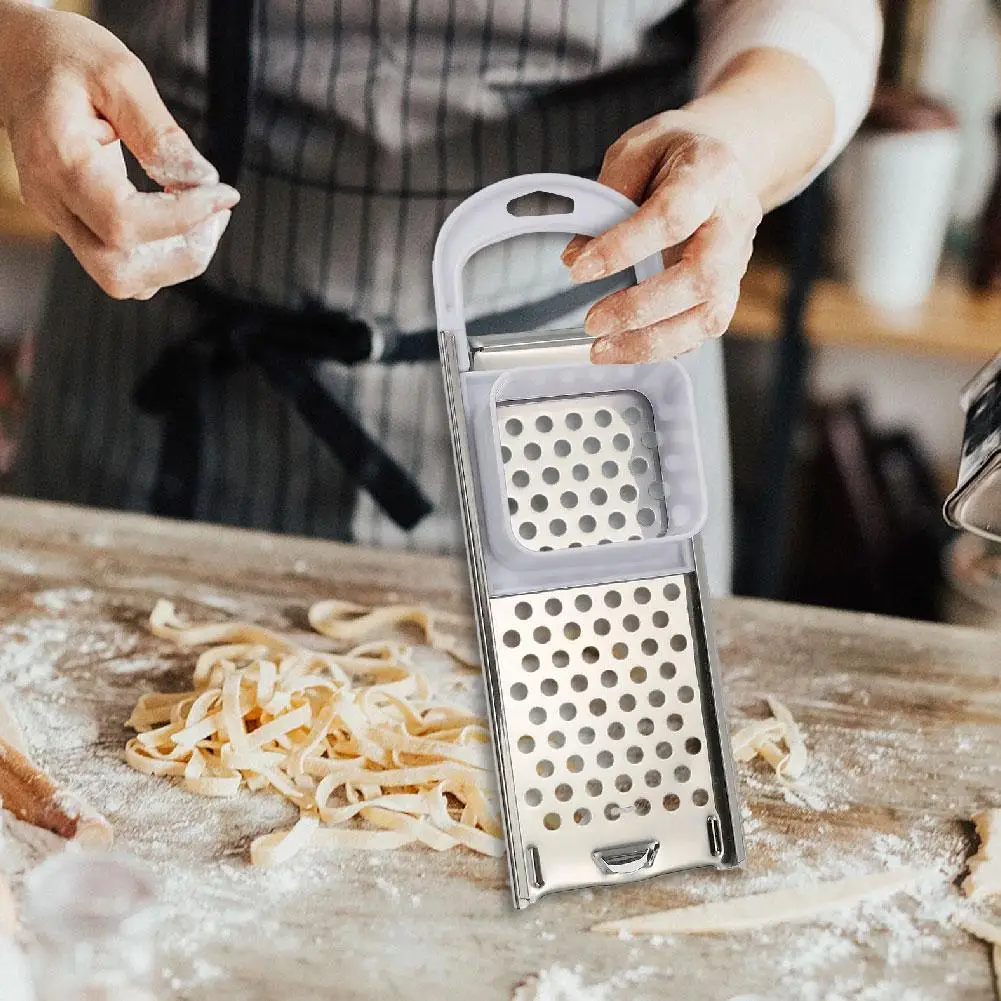 Description Picture 6 of itemStainless Steel Spaetzle Maker Pasta Press Manual Noodle Dumpling Tool Kitchen Gadgets Cooking Equipment for German Cuisine