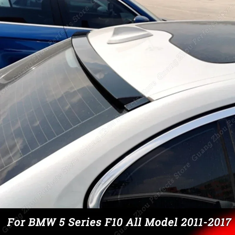 Nero Lucido Lunotto Posteriore Tetto Spoiler Ala Body Kit Trim Per Bmw Serie 5 F10 Tutti I Modelli 2011-2017 Accessori Auto