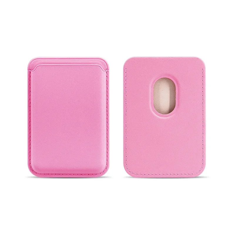 Leather MagSafe Wallet with Strong Magnetic Closure and RFID Blocking Technology