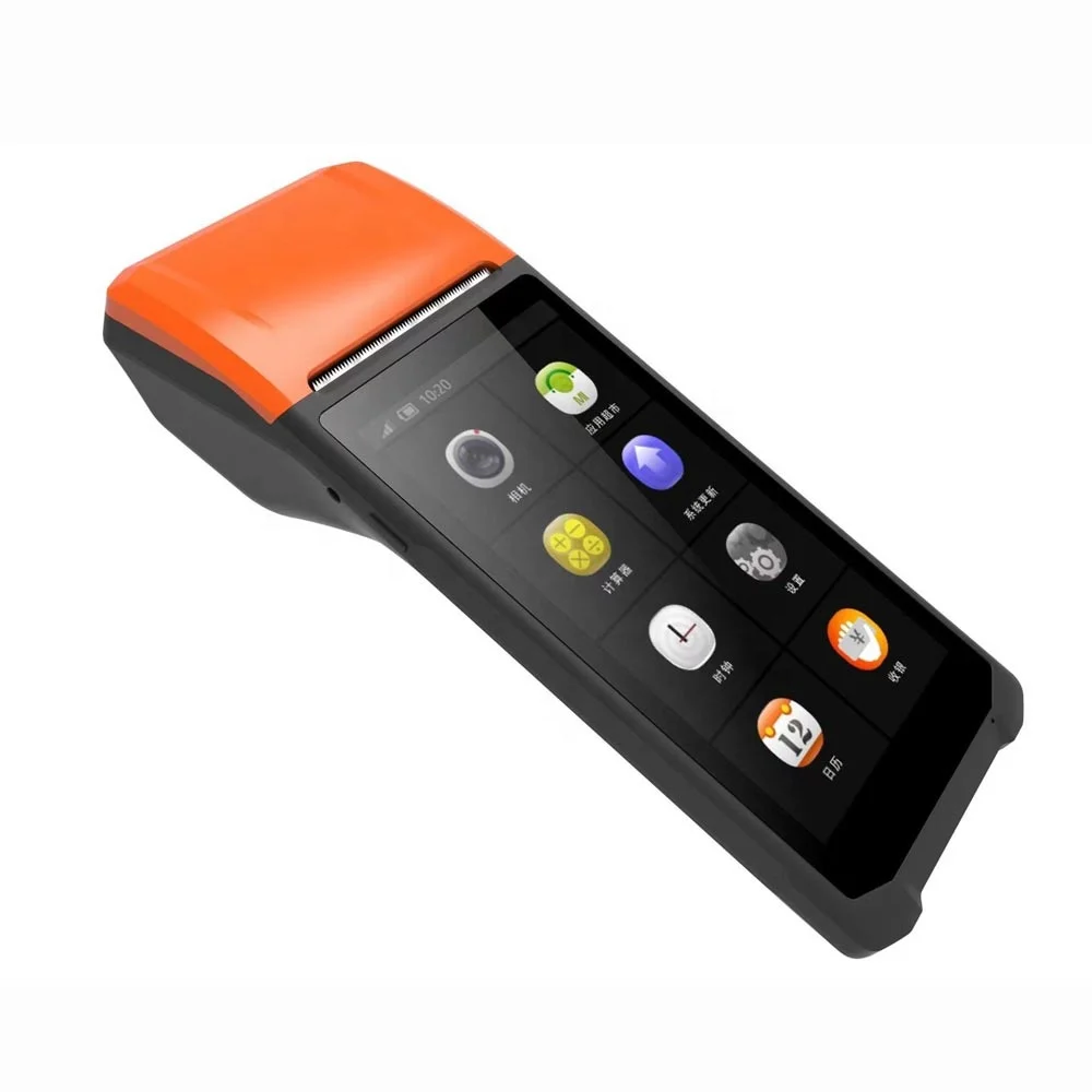 P58-Q5 Terminale Pos Pda Android Palmare Ristorante Negozio Registratori Di Cassa Wireless Bill Machine Stampante Termica Mobile 3G/4G Wifi