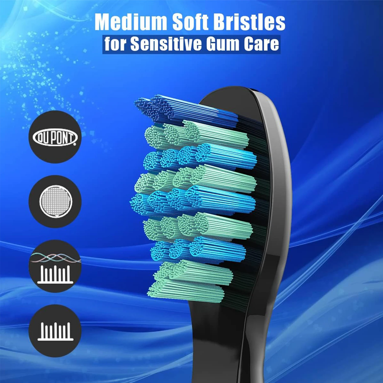 PECHAM Kids Smart PC-088 PC-089 어린이용 전동 칫솔과 호환되는 10개 전동 칫솔 교체 헤드, 소프트