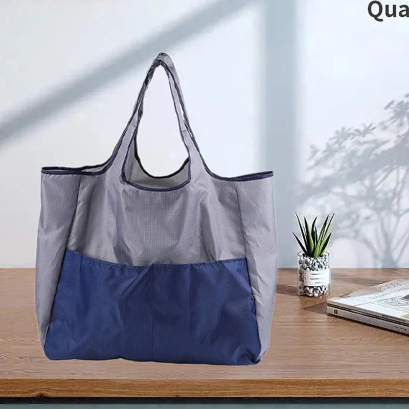 Eco-Friendly Large Foldable Tote Bag for Shopping, Picnic, and Beach Toy Storage