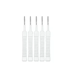 Universal Charging Port Dust Plug and Cleaning Brush Set - 10 Pieces (Brush A - 5pcs)